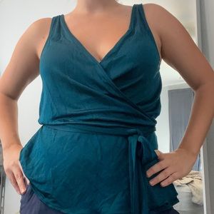 DVF ballet style top.